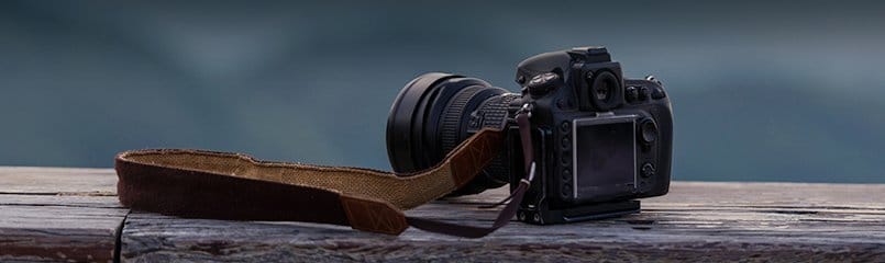 camera on a table