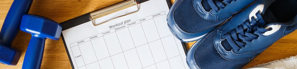 fitness plan with equipment